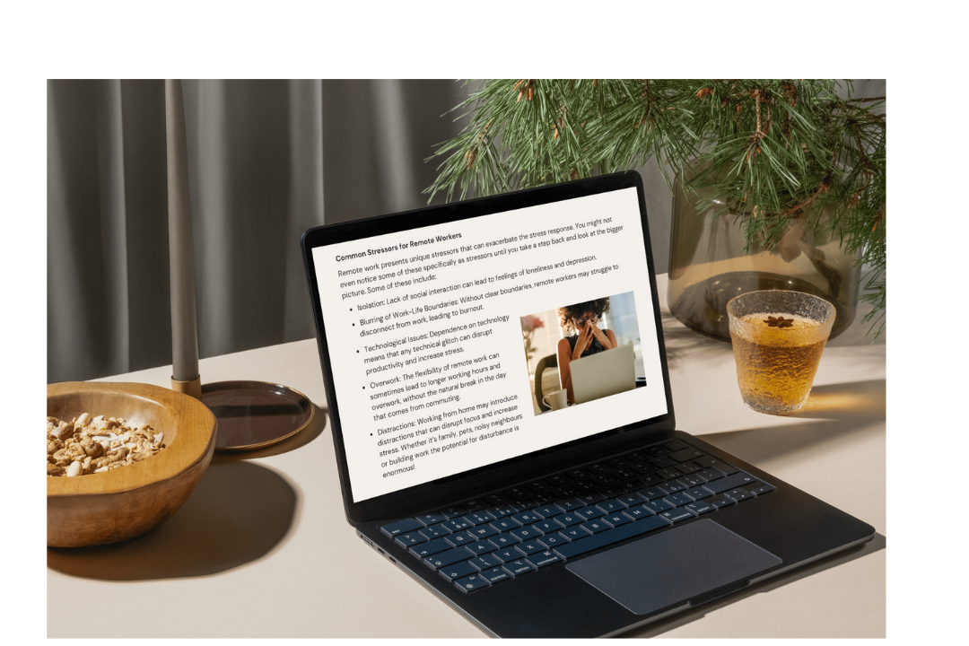 Mindfulness and Stress Management for Remote Workers E-Book